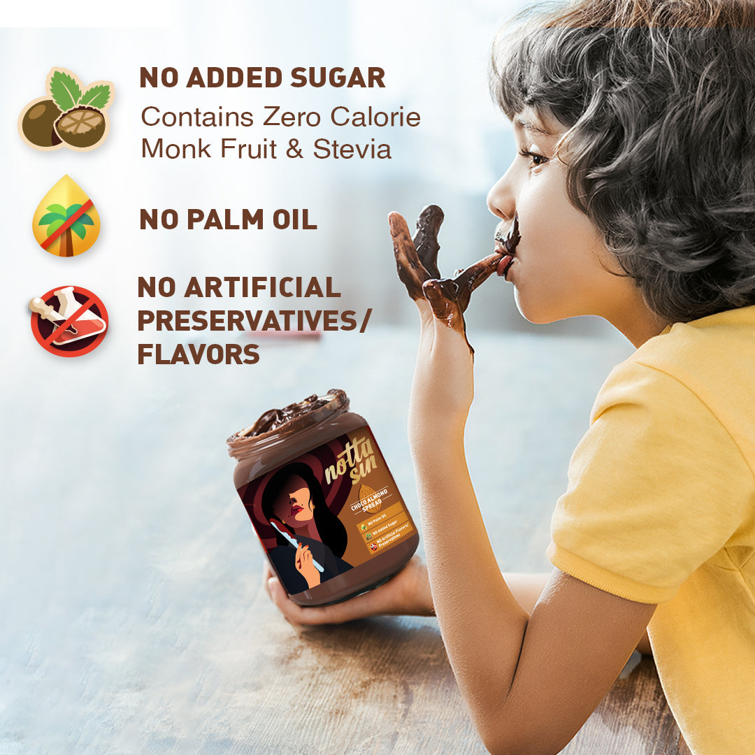 Choco Almond Spread - 250G (Almonds meet chocolate β and guilt checks out)