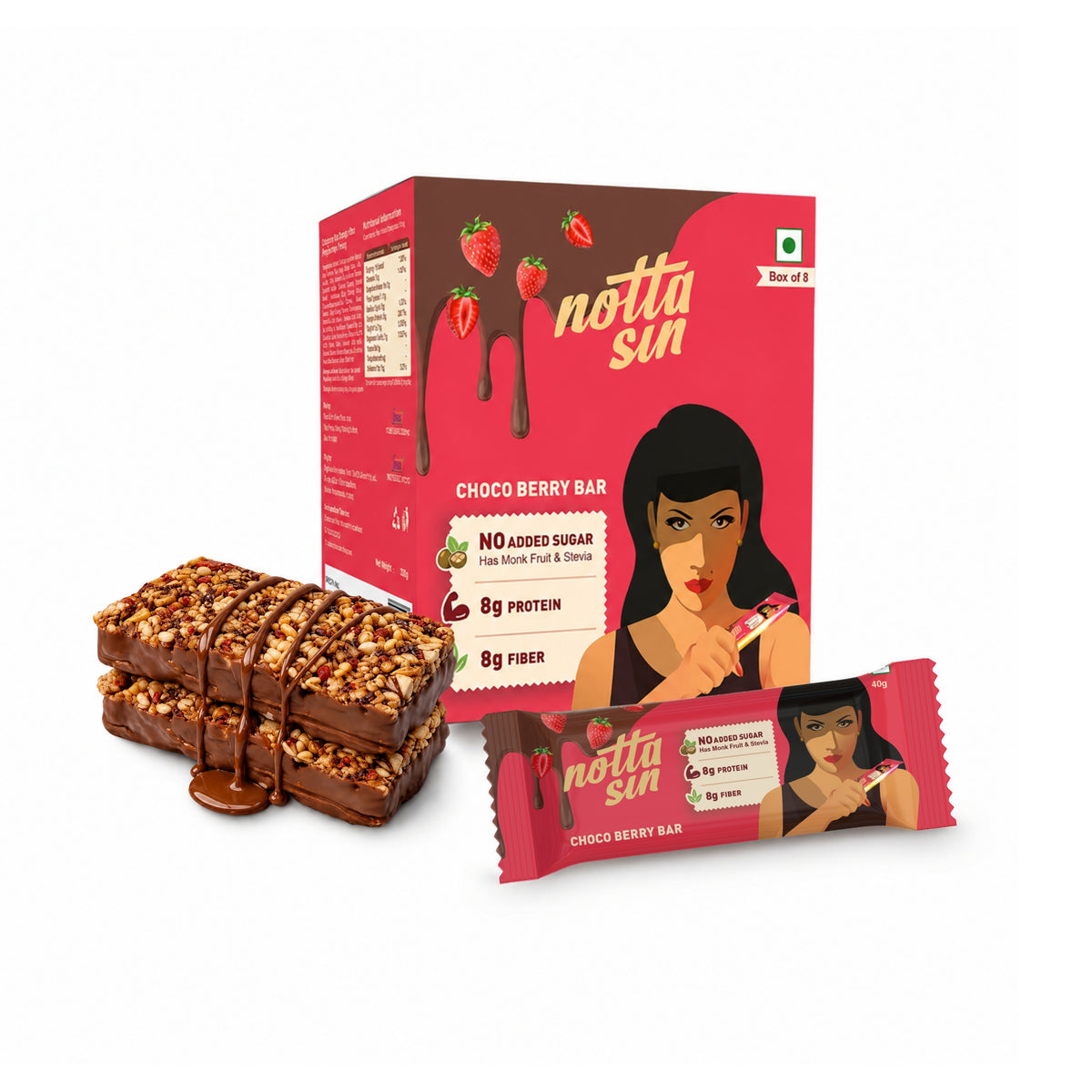 Choco Berry Bar | Box of 8