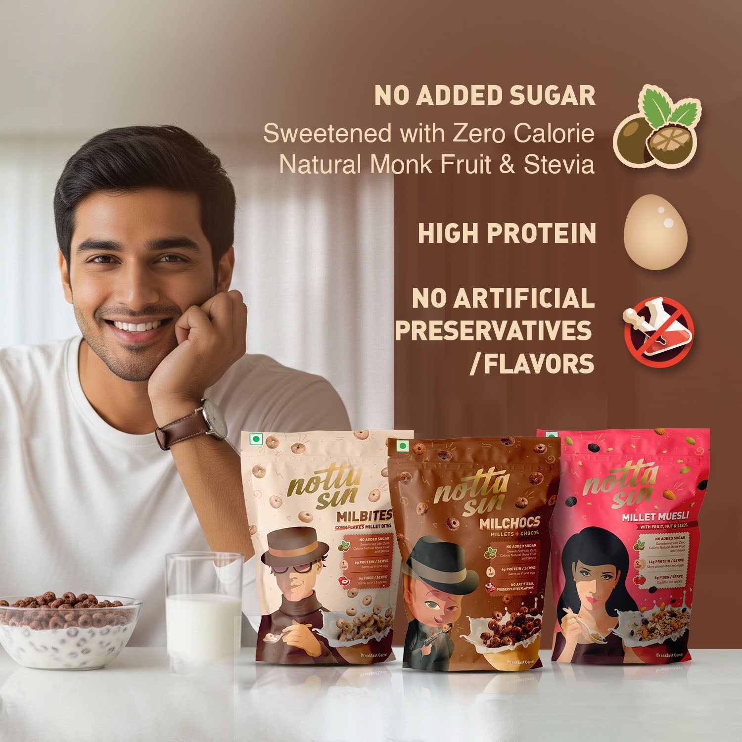 Triple Treat: Breakfast Cereals Combo | 60g x 3 packs