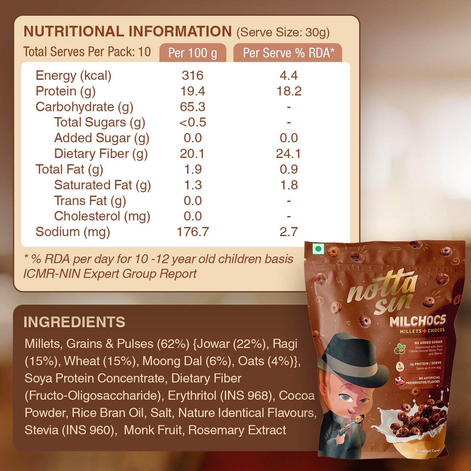 MilChocs (Millet Chocos) | 300g