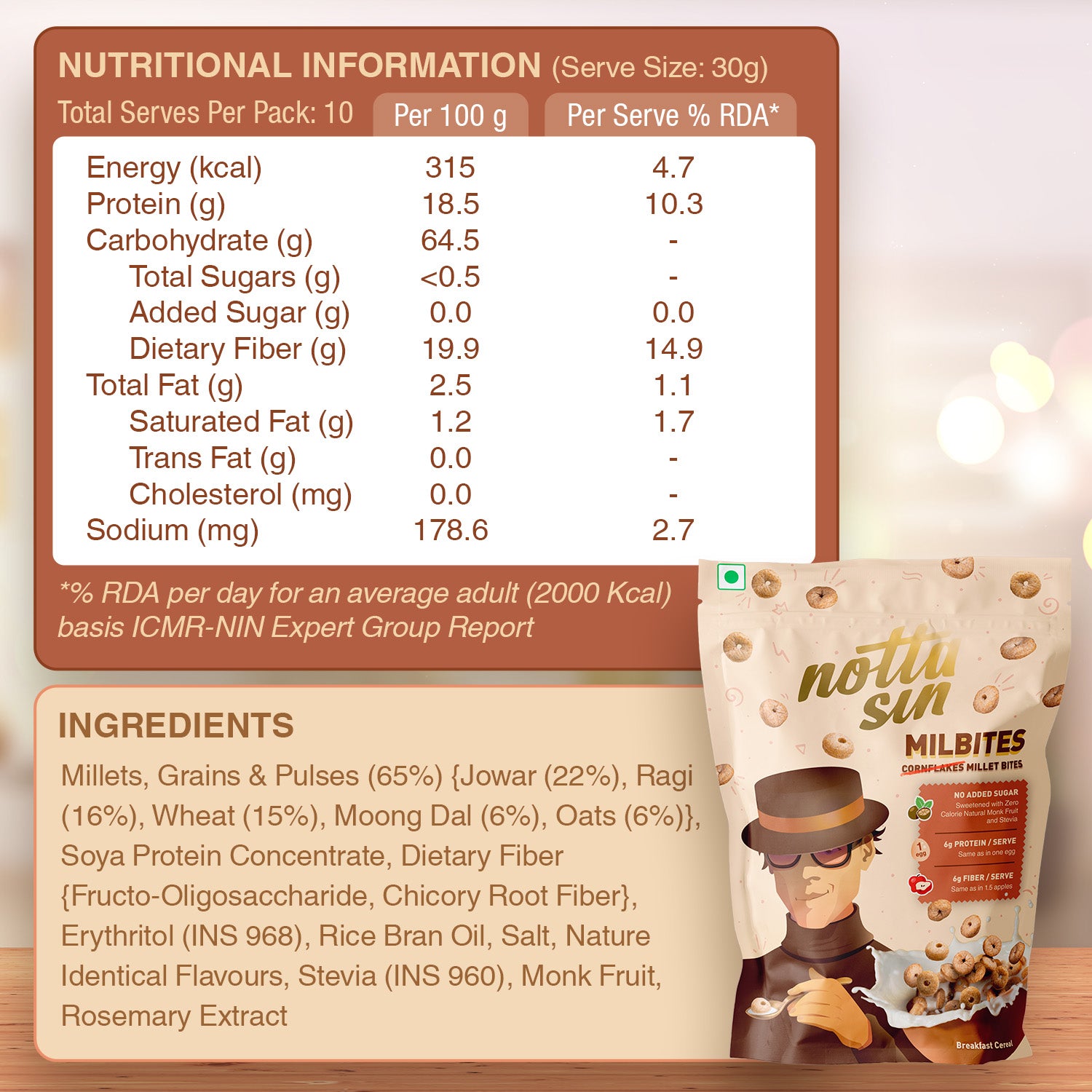 MilBites (Millet Bites) | 300g