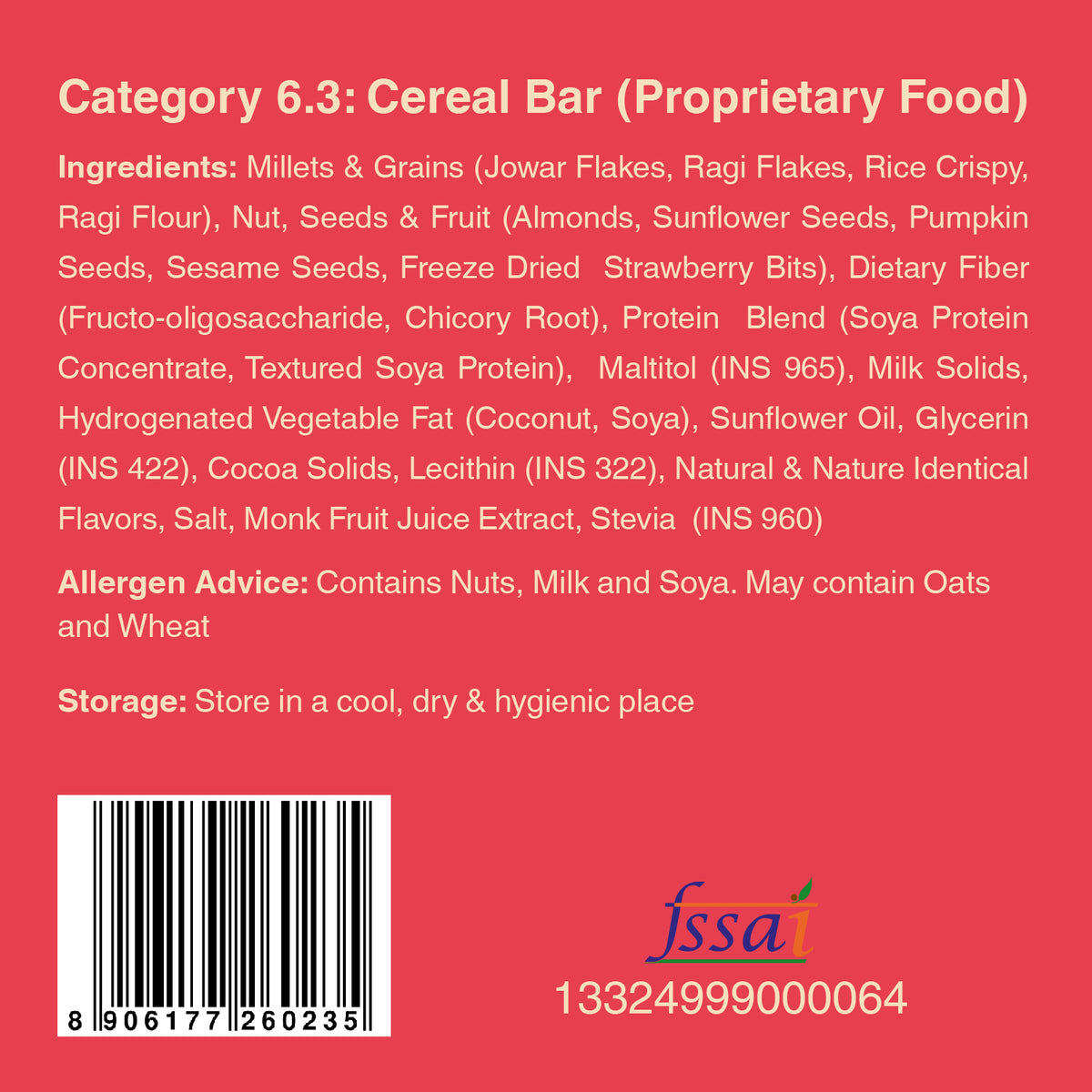 Choco Berry Bar | Box of 8