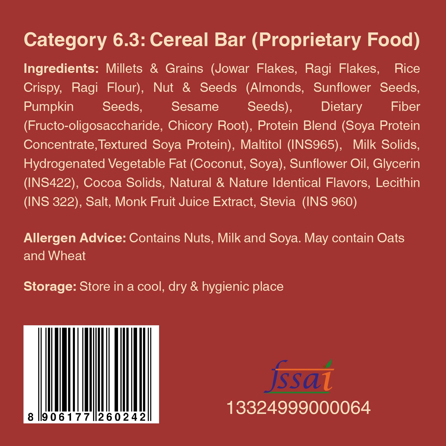 Choco Almond Bar | Box of 8