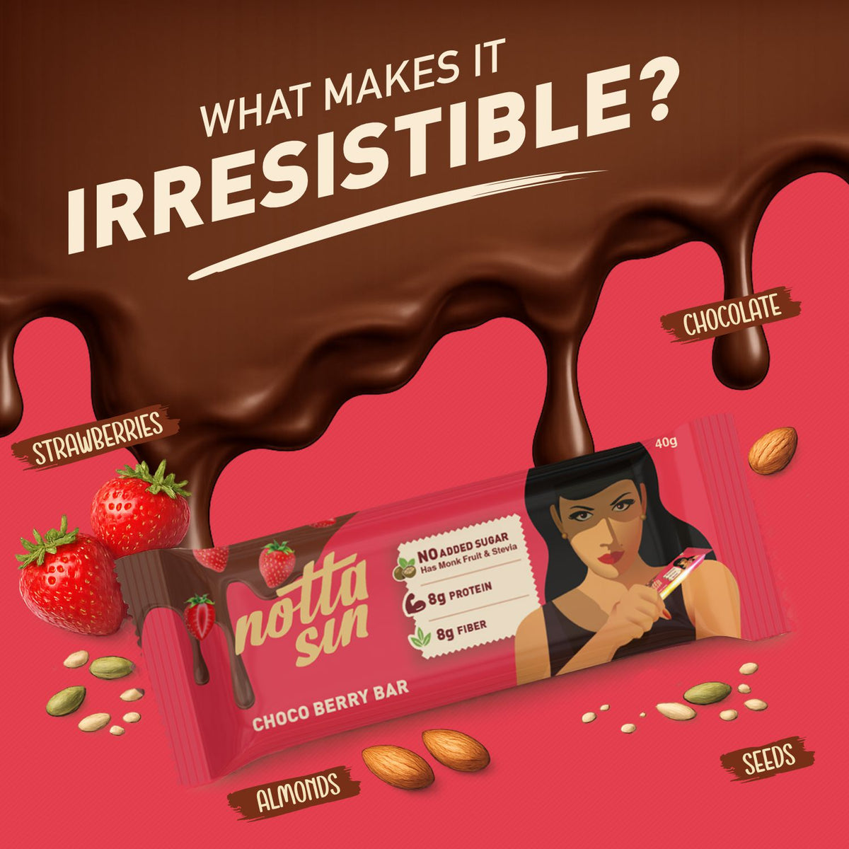 Choco Berry Bar | Box of 8