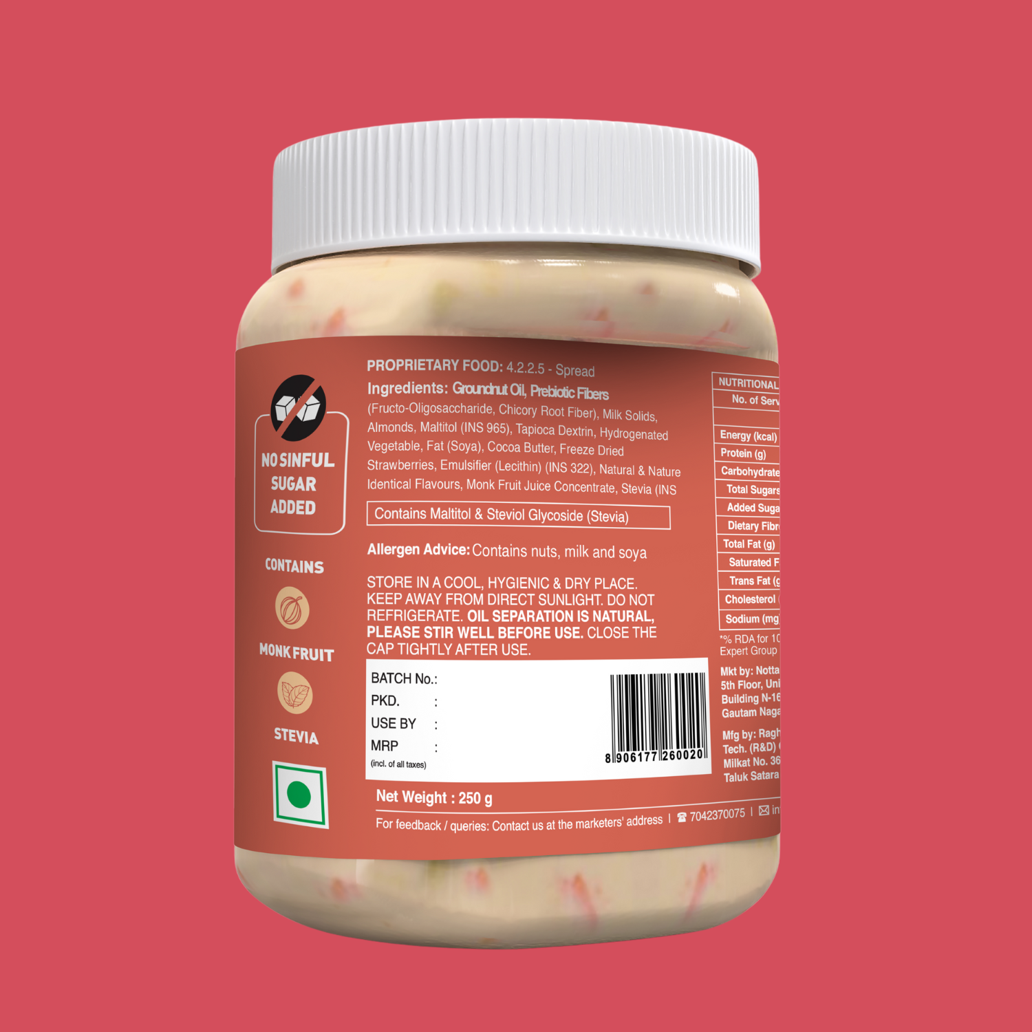 Choco Strawberry Spread | 250g